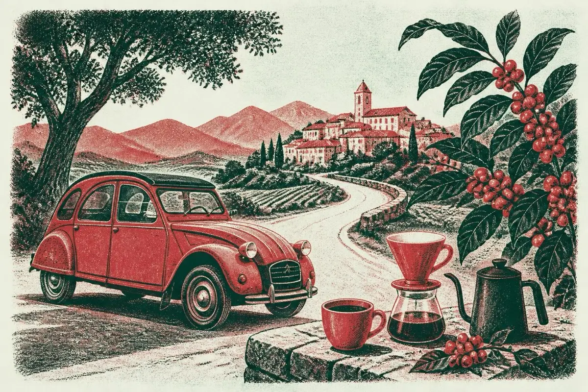 Specialty coffee road trip France
