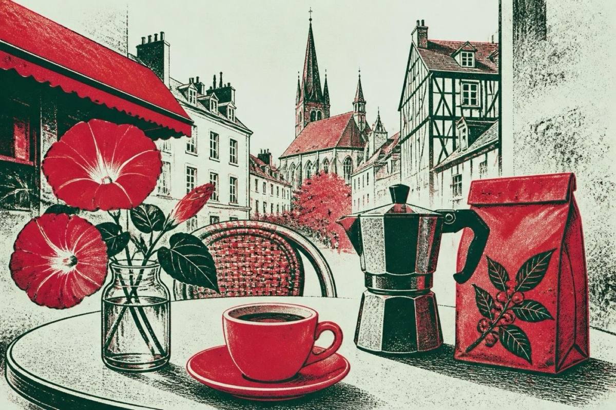 Morning Glory Café Dijon France specialty coffee Mokxa Lyon espresso