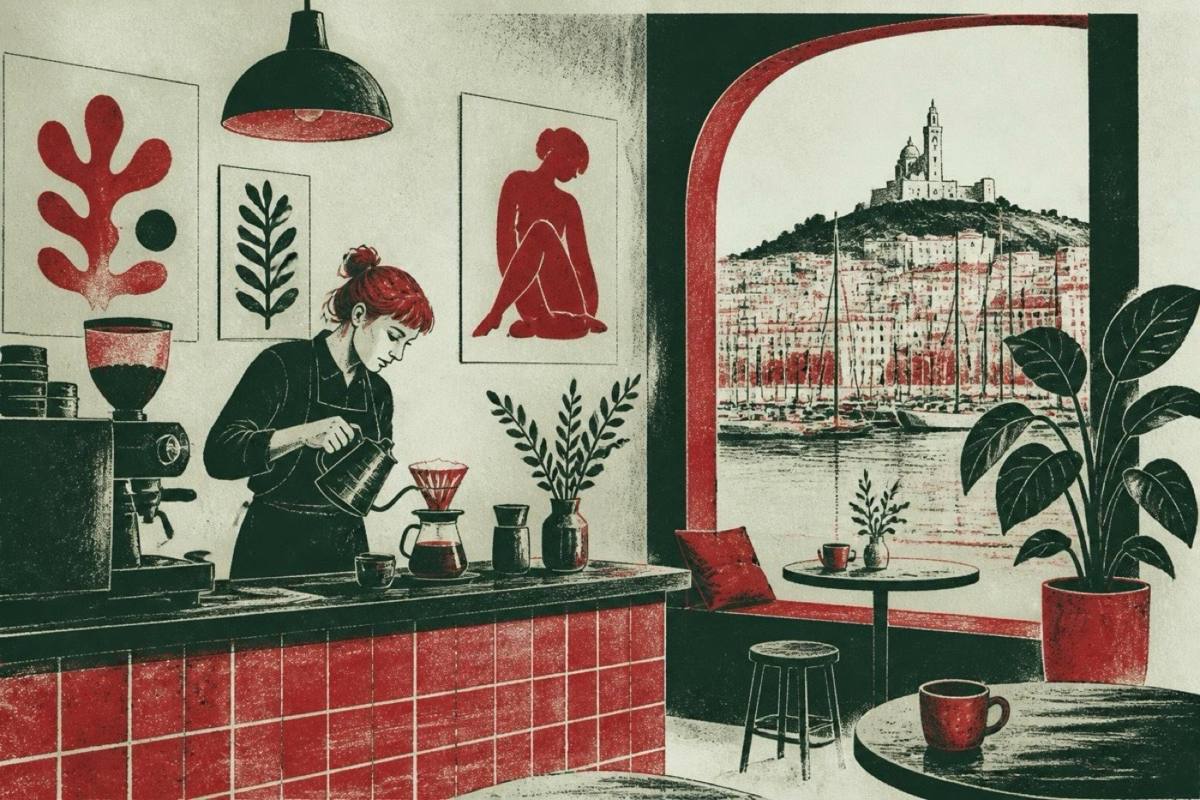 Ginger art & coffee specialty coffee shop Marseille