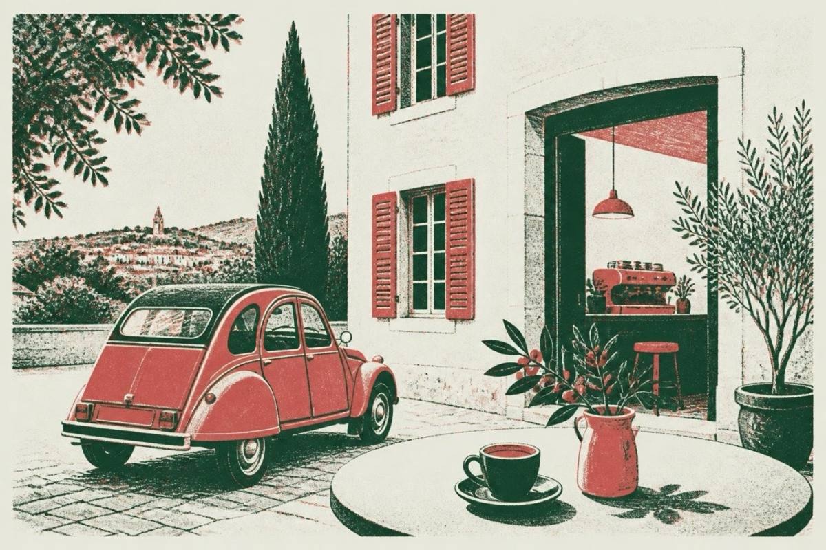 Mana Espresso La Maison du Collectionneur Aix-en-provence road trip France specialty coffee shop